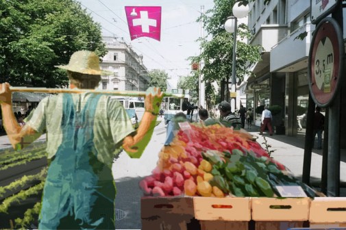 Swiss street scene b